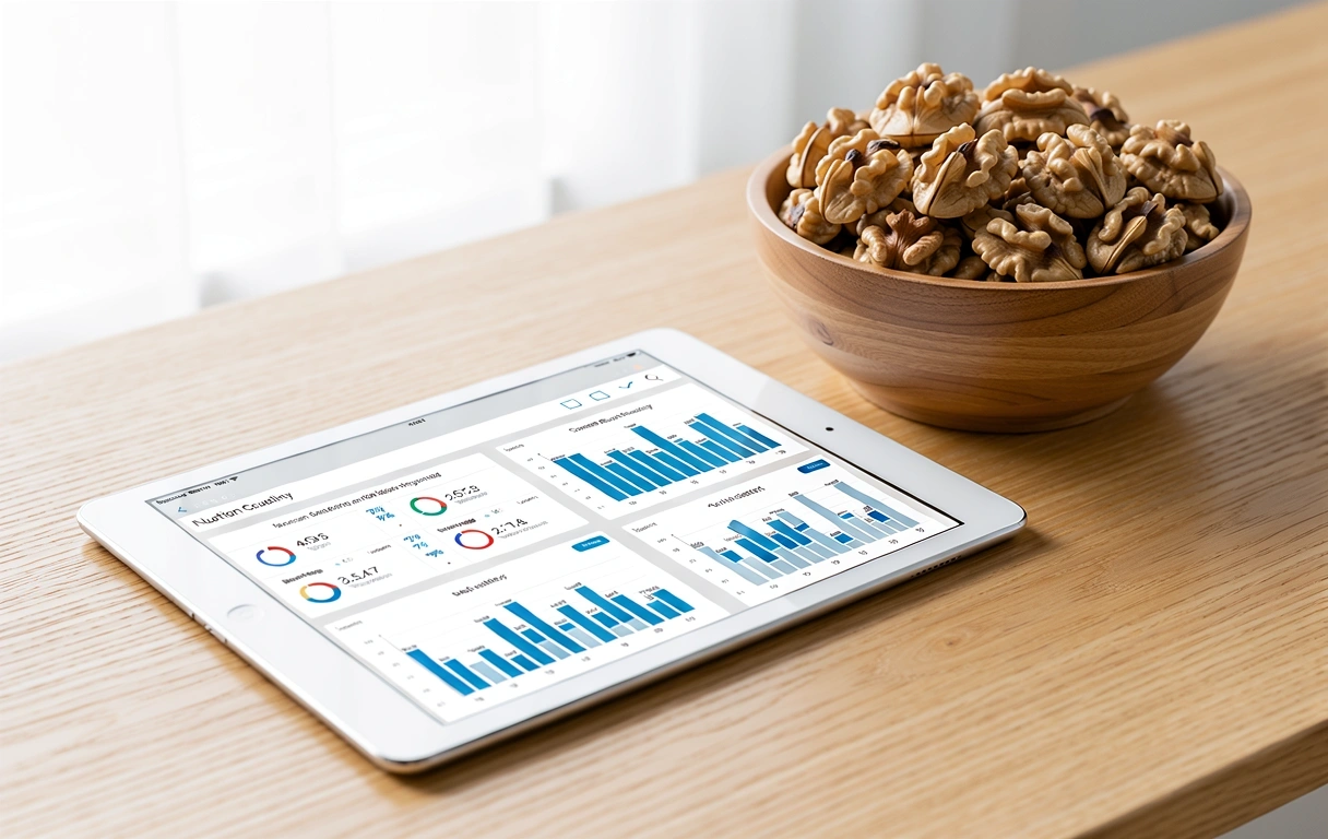 Professional nutrition workspace